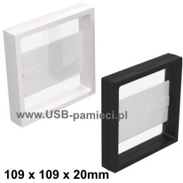 R-004 Ramka (display, frame)) na pamięć usb lub inny gadżet; 109 x 109 x 20 mm 	 	